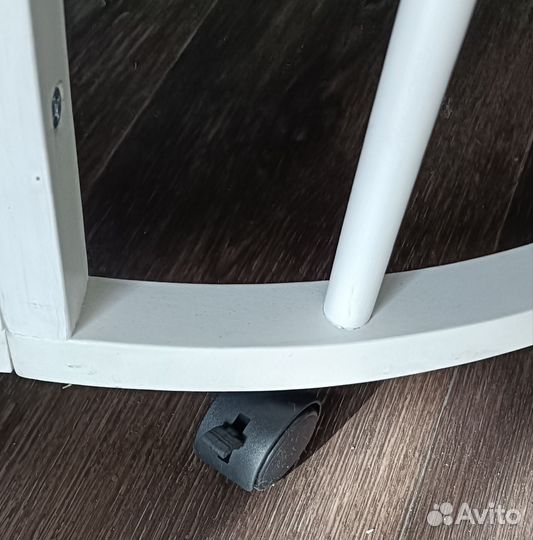 Детская кроватка трансформер круглая