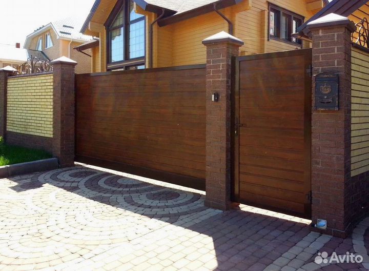 Откатные ворота под ключ с гарантией