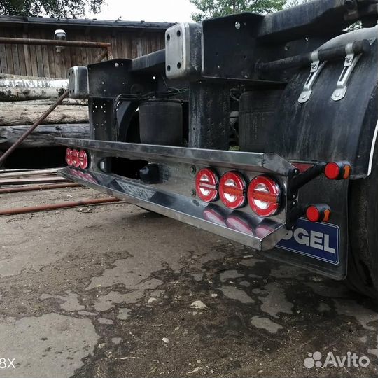 Бампер на полуприцеп, прицеп из нержавейки