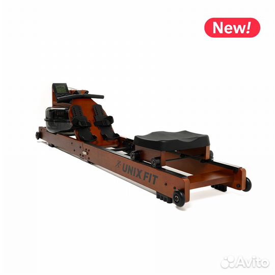 Гребной тренажер Unixfit Wood Rower Dark