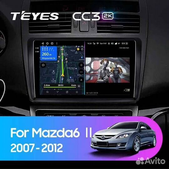 Mazda 6 GH Магнитола teyes CC3L 4+32 GB Андроид