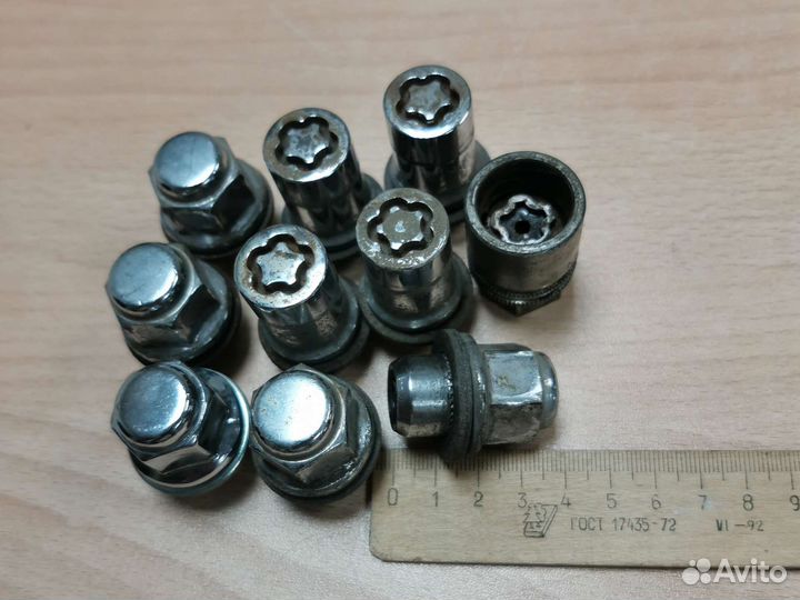 Секретки и 5 гаек