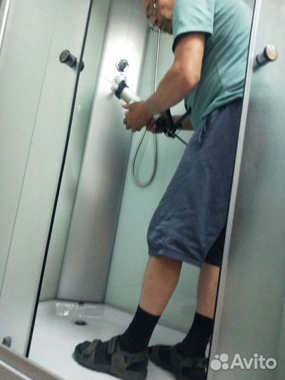 Установка сантехники,душевых кабин,умывальников и