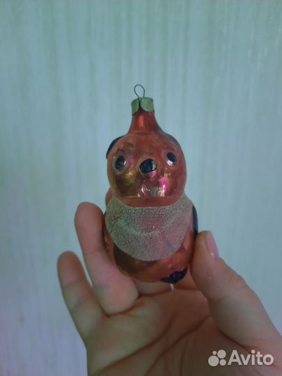 Елочные игрушки СССР медведь