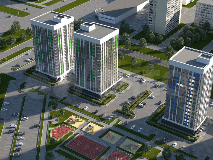 3-к. квартира, 79,4 м², 7/16 эт.