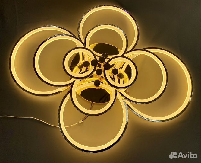 Люстра светодиодная Флоренция 10 ламп Пульт