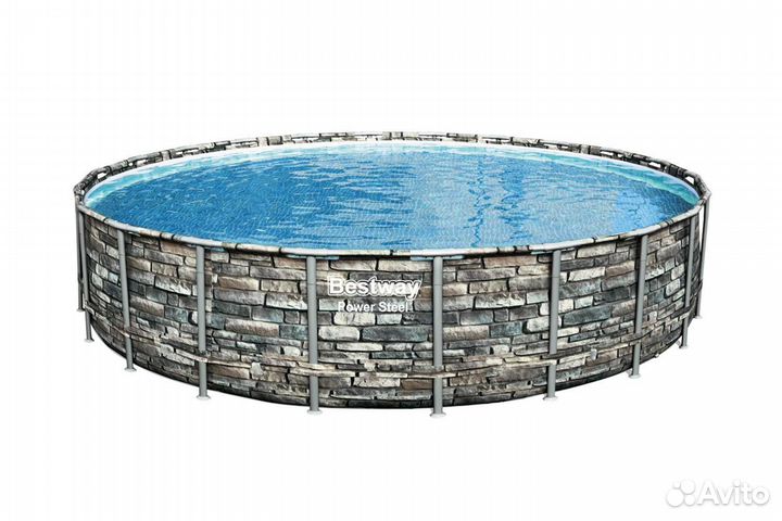 Каркасный бассейн Power Steel 671x132см + набор
