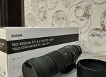 Sigma AF 150-600mm f/5.0-6.3 Cont-ry NikonF+TC1,4