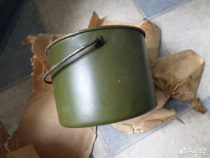 Котелок ркка военный круглый ВОВ оригинал.Склад