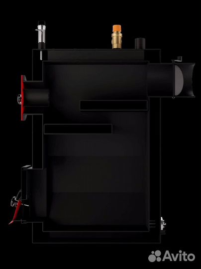 Твердотопливный котёл 50 квт