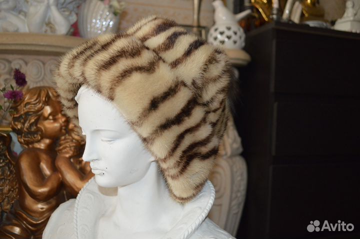 Шапка Норковая Женская (финский мех) новая