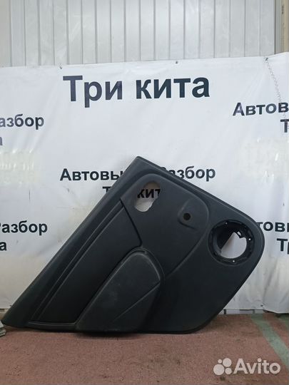 Обшивка двери задняя левая renault sandero