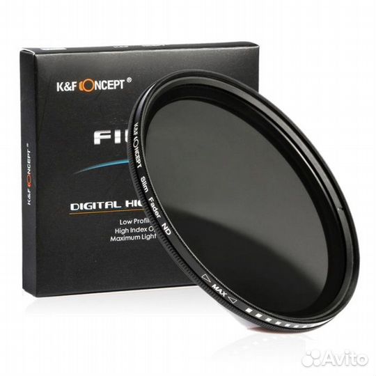 Фильтр K&F Concept ND2-400 62мм