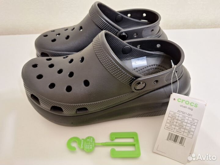 Crocs Сабо Classic Crush Clog Новые Оригинал