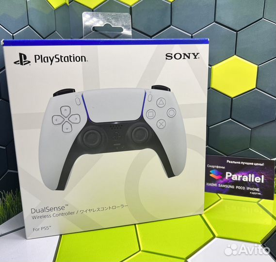 Геймпад (белый) Sony PS5 Оригинал (новый)