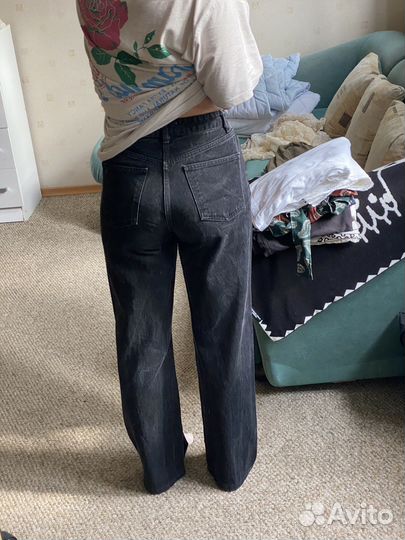 Штаны черные zara