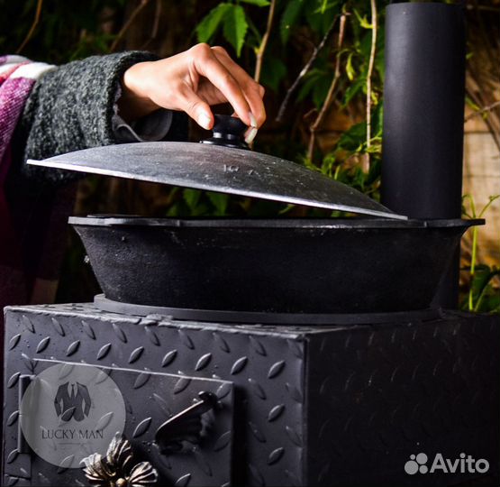 Шикарный мангал (сталь 4 мм) Подарочный