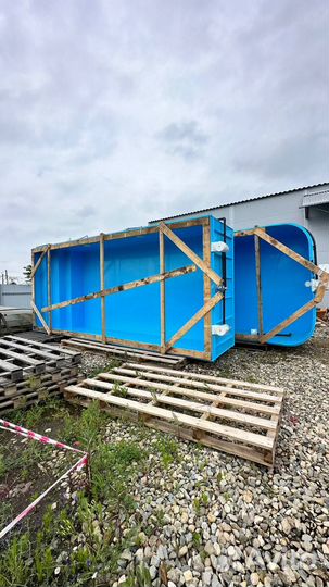 Бассейн из полипропилена для самостоятельной устан