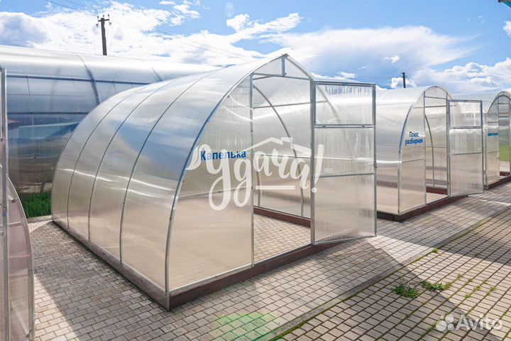 Теплица с поликарбонатом Капелька