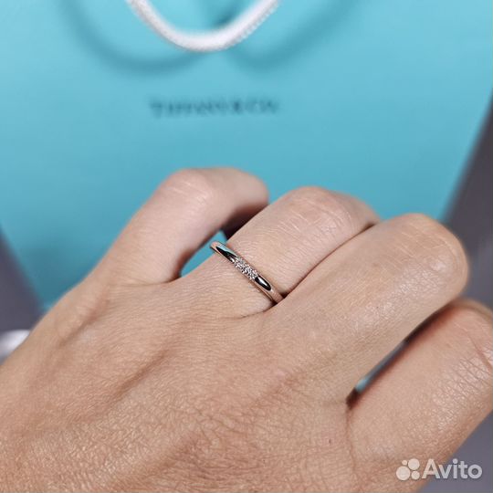 Обручальное кольцо Tiffany&Co Classic оригинал