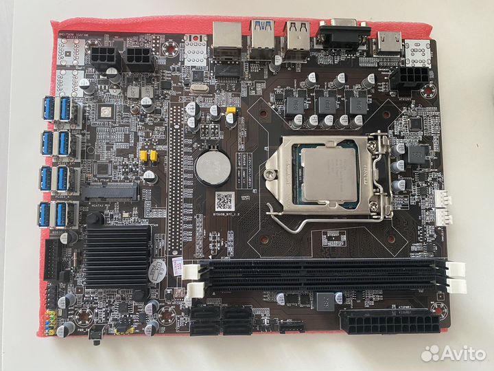 Материнская плата B 75 8 usb
