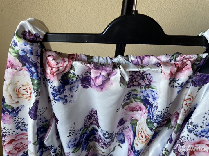 Блуза с обьемными рукавами