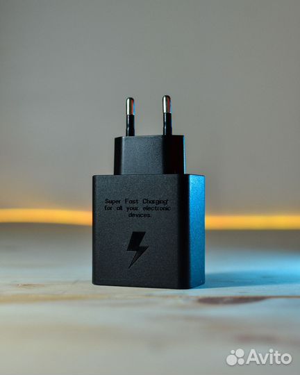 Зарядный блок samsung + кабель