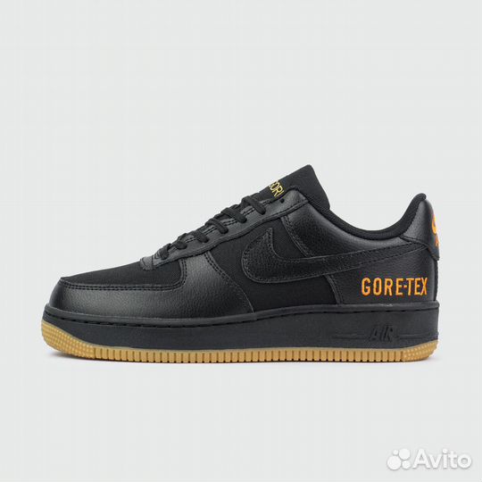 Кроссовки Nike Air Force 1 Low Gore-tex Black / Gu