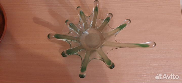 Ваза из цветного стекла времён СССР