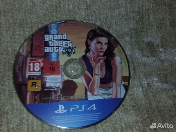 Диски на ps4 gta 5