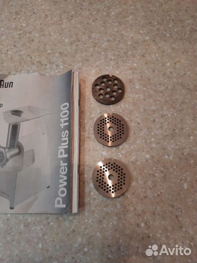 Набор решеток к мясорубке braun 2шт