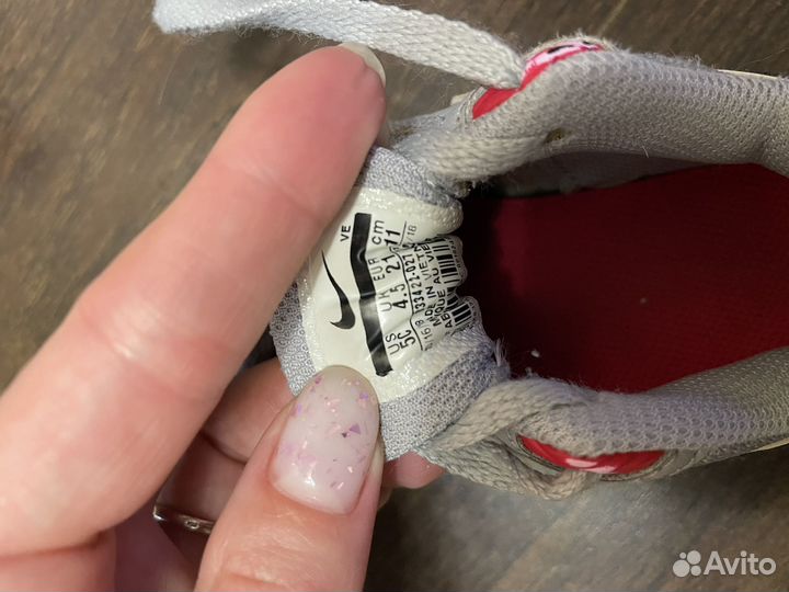 Кроссовки для девочки nike 21