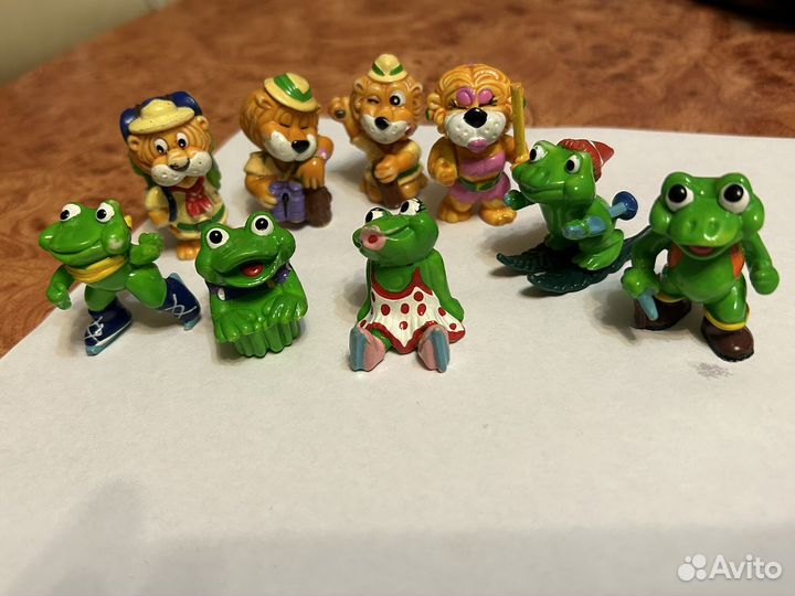 Киндеры 90 х бегемоты, дельфины, львы