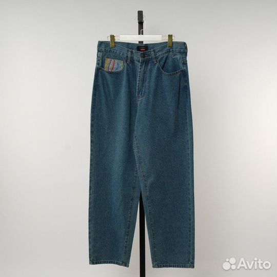 Джинсы supreme x coogi голубые