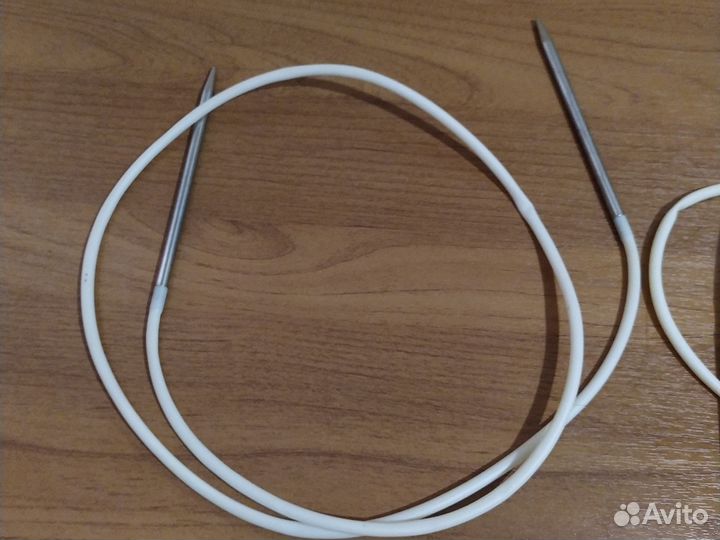 Спицы на леске для кругового вязания