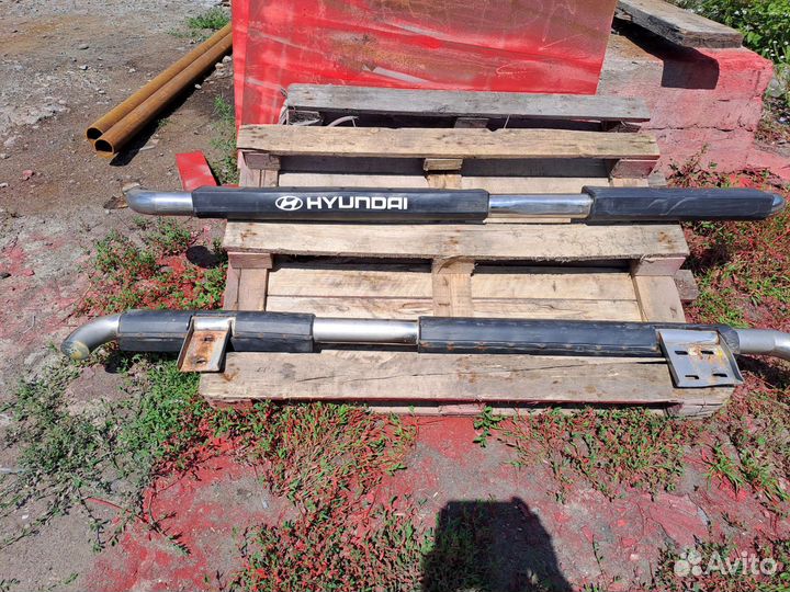 Накладки на пороги hyundai tucson