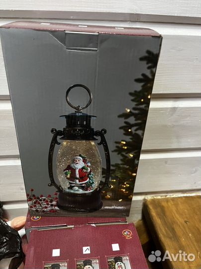 Большой новогодний музыкальный светильник