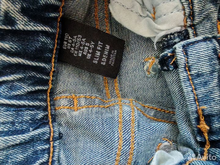 Джинсы для мальчика 110 размер