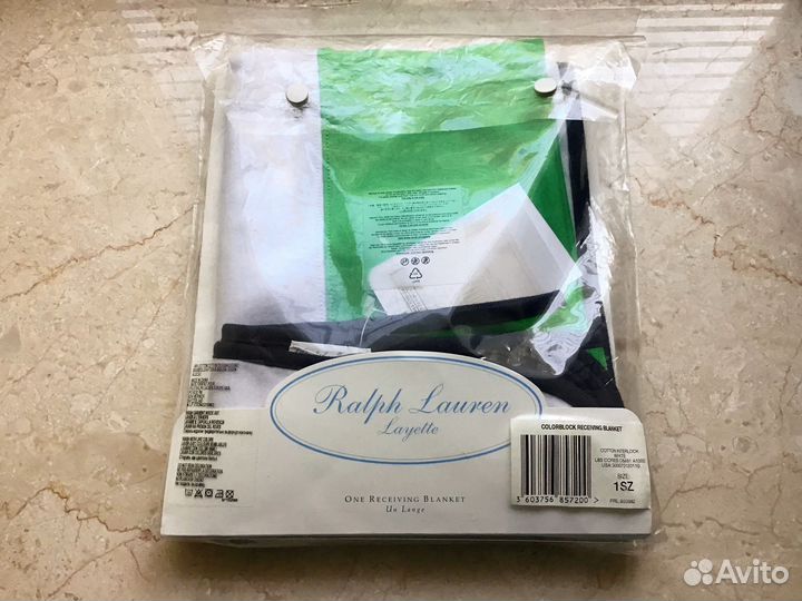 Детские хлопковые пледы Versace, Ralph Lauren new