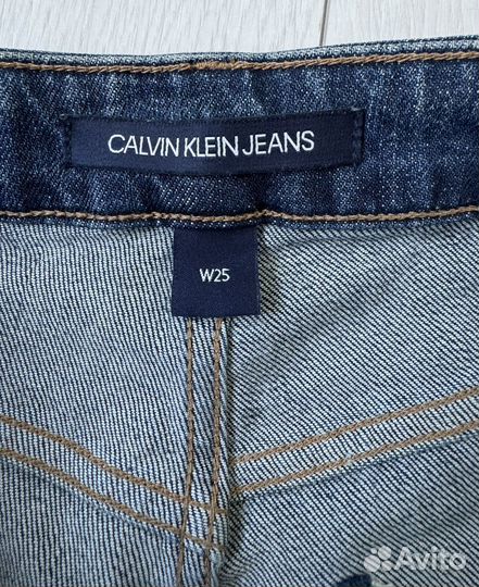 Шорты джинсовые calvin klein jeans, 25, оригинал