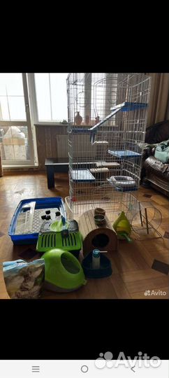 Клетка для грызунов большая