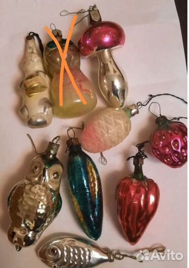 Елочные игрушки СССР