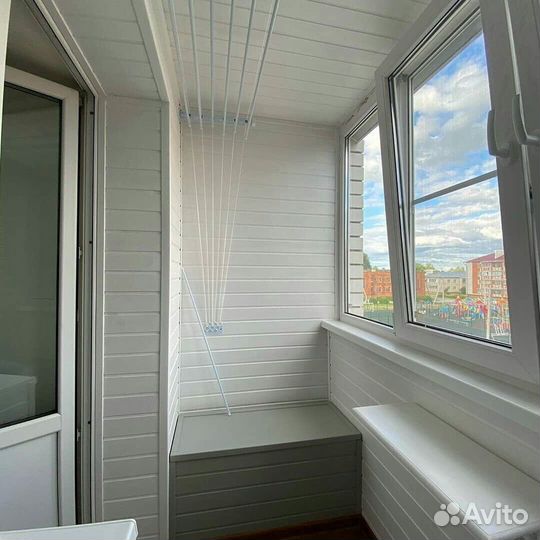 Остекление лоджий под ключ(арт. z 39301001)