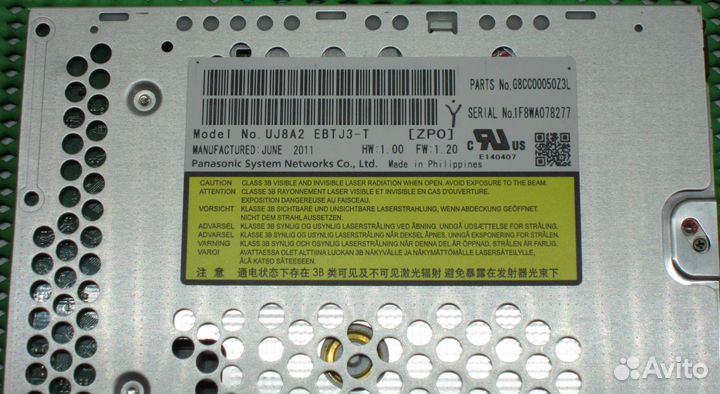 DVD привод Panasonic ноутбучный 9мм