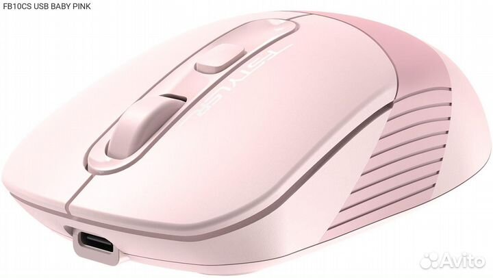 FB10CS USB baby pink, Мышь A4Tech FB10CS Беспроводна