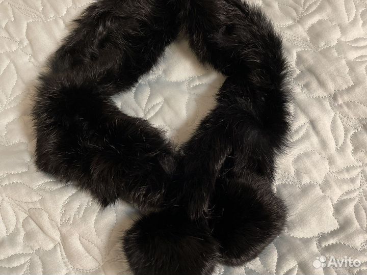 Меховой шарфик или повязка на голову