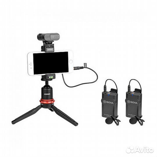 Микрофон Boya BY-WM4 Pro-K2 двухканальный беспрово