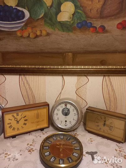 Часы судовые, настенные, настольные, каминные