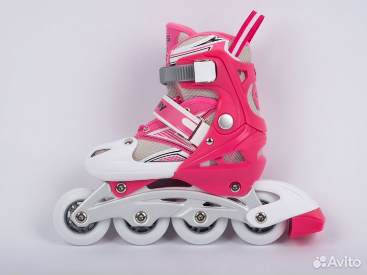 Ролики sitis Polly Pink-White Mos121