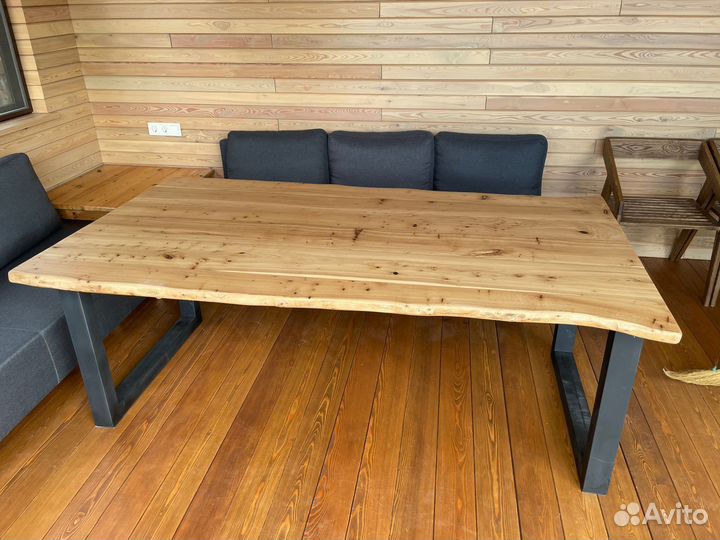 Стол из натурального дерева массив карагач
